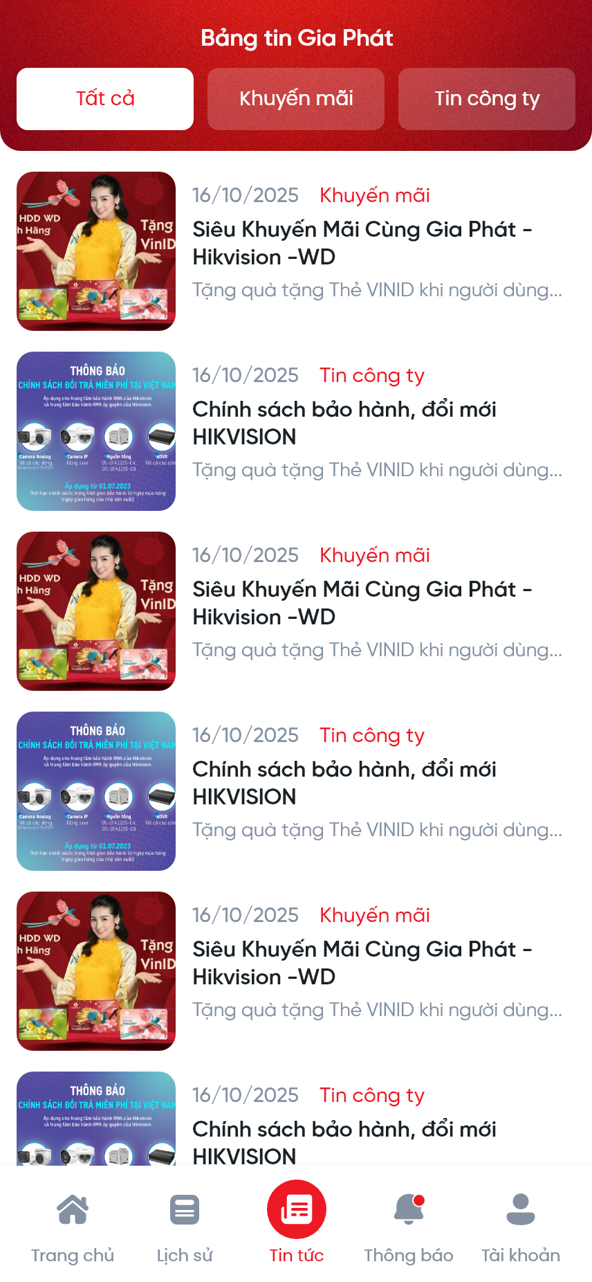 Ứng dụng Tích điểm, đổi quà tặng